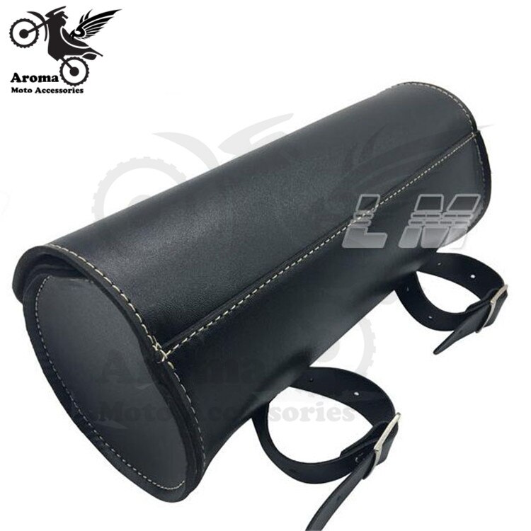 black moto saddlebag leather parts motorcycle saddle bags for suzuki honda yamaha harley luggage motorbike side tool tail bag