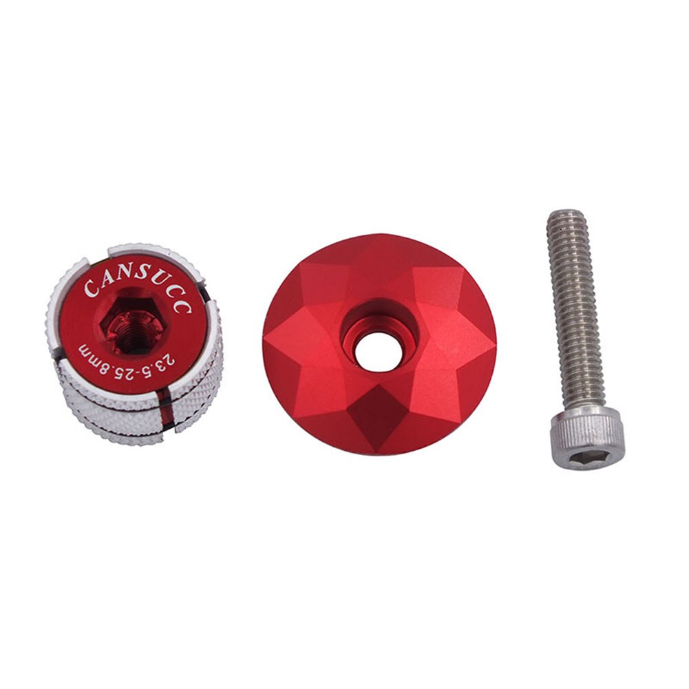 MTB Bike Carbon Fork Steerer Tube Expander Plug Expansion Flower Heart Screw Ultra Light Front Fork Vertical Tube Hanging Core