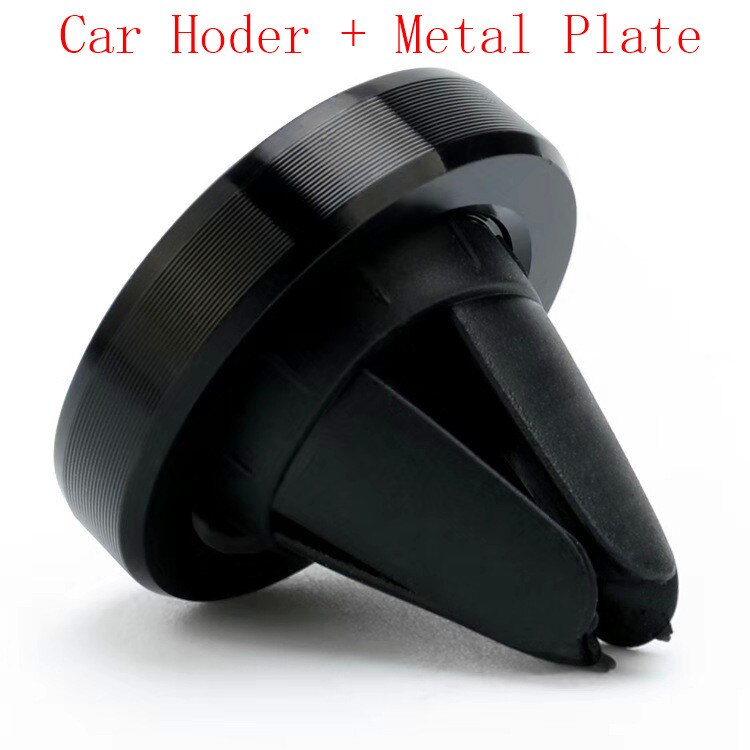 Auto Telefon Halter Magnetische Air Vent Halterung Mobile Smartphone Ständer Magnet Unterstützung Zelle in Auto GPS Für iPhone XS Samsung auto Halter: Black