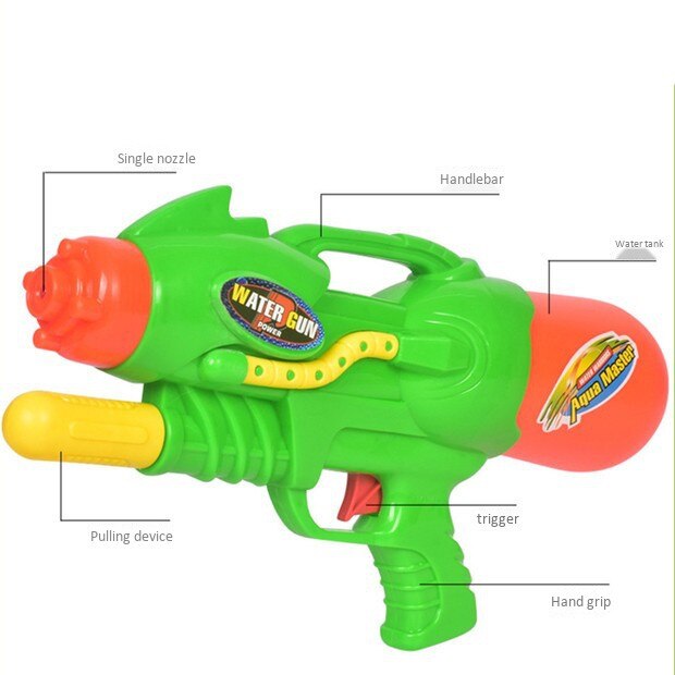 Hoge druk waternevel speelgoed Sprinkler strand speelgoed Zomer strand sprinkler speelgoed Hoge druk bereik ver pull sprinkler speelgoed Rando