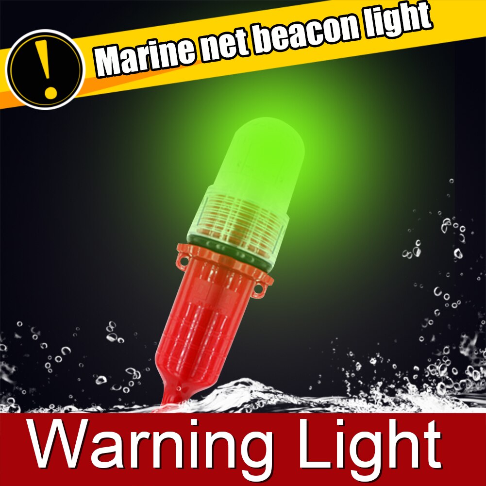 LED Waterproof Lights Fishing Net Bobber Fishing Float Boat Fishing Night Warning Lamp For Ocean Fishing Accessories