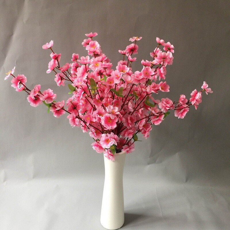 1 stk 65cm gør-det-selv dekorative ferskengren kunstig ferskentræ blomstergren blomst hjemmedekoration bryllup rekvisitter
