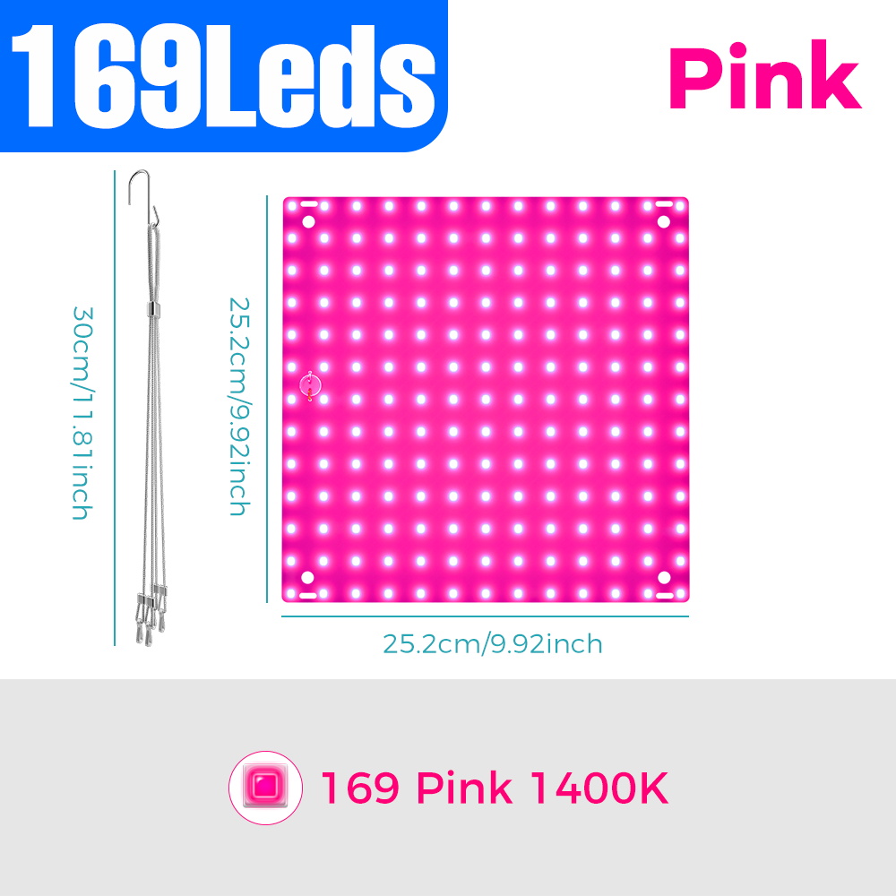 LED-Pflanzenwachstumslicht, 300 W, Vollspektrum, Quantum-Gremium, Hydrokultur-Tafel-Lampe, Wachstumsbox, Gewächshausanbau, Beleuchtung, 110 V/220 V: RGB / uns