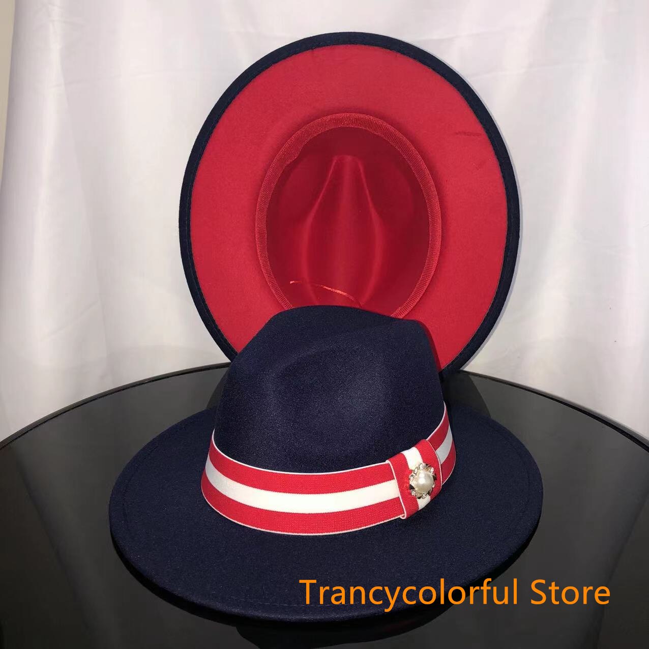 Sombrero de Fedora para hombre y mujer, sombrero de jazz con cinta elástica, accesorios blancos, sombrero de copa para iglesia, sombrero de invierno,: 18