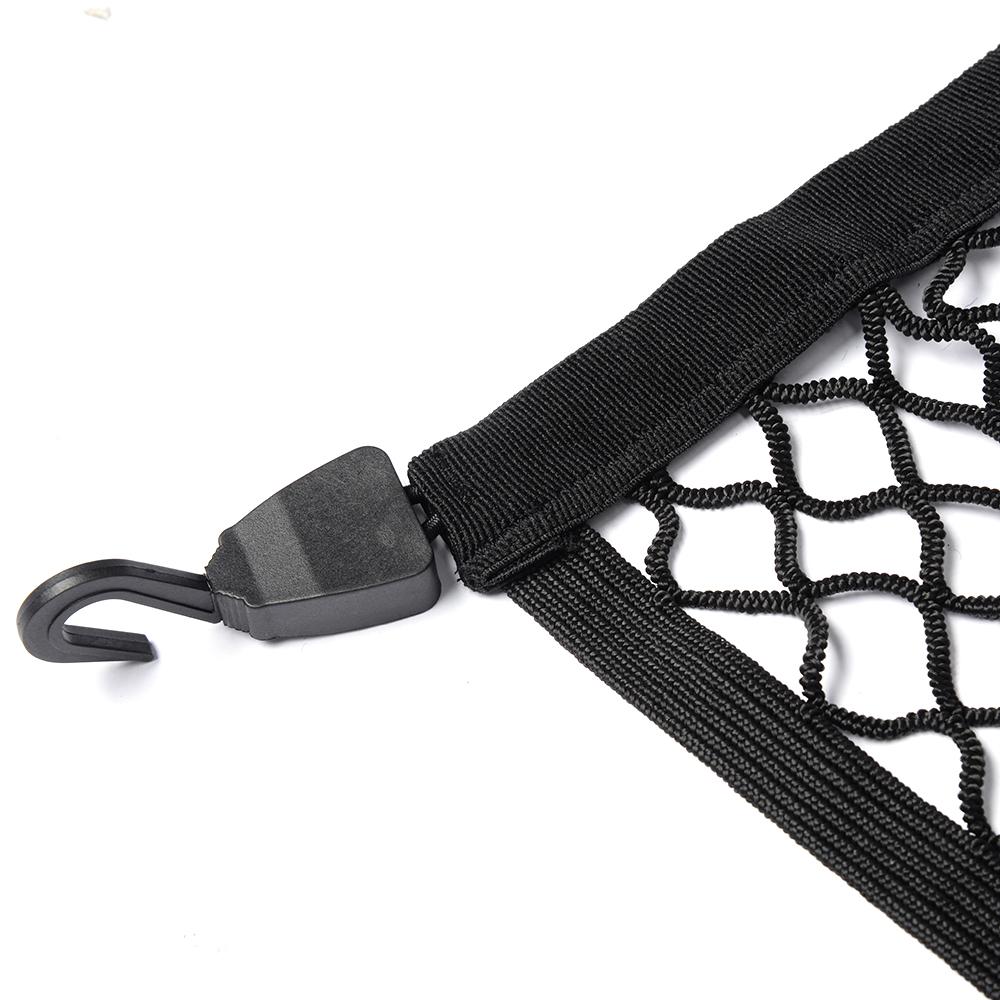 70*50cm svarta golv stil bagageutrymme lastnät elastisk förvaringsväska universal bagagenät bil bagageutrymme nät skiljevägg