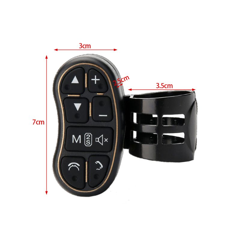 Car Steering Wheel Key Button Remote Control For DVD GPS Wireless