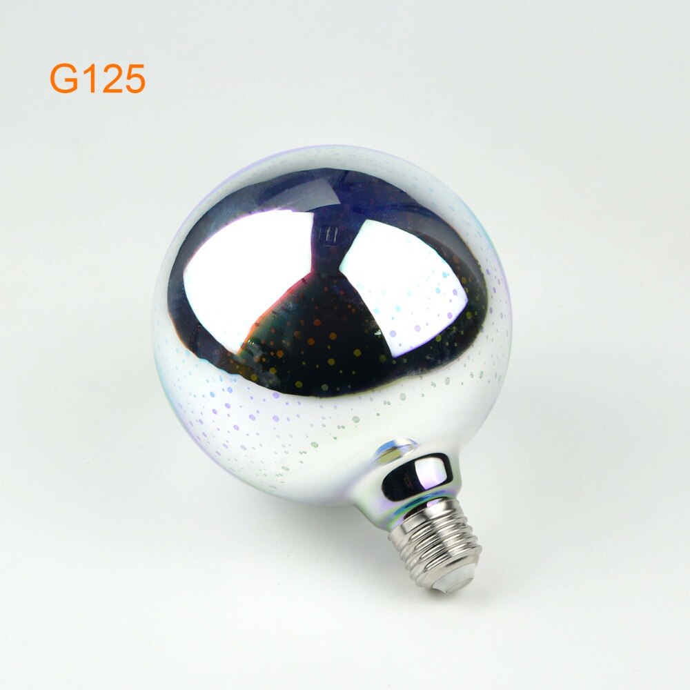 Fée feux d'artifice 3D effet LED lumières Vintage décoratif ampoule 3D lampe à LED 110 V-220 V E27 4 W A60 ST64 G80 G95 G125 pour la maison