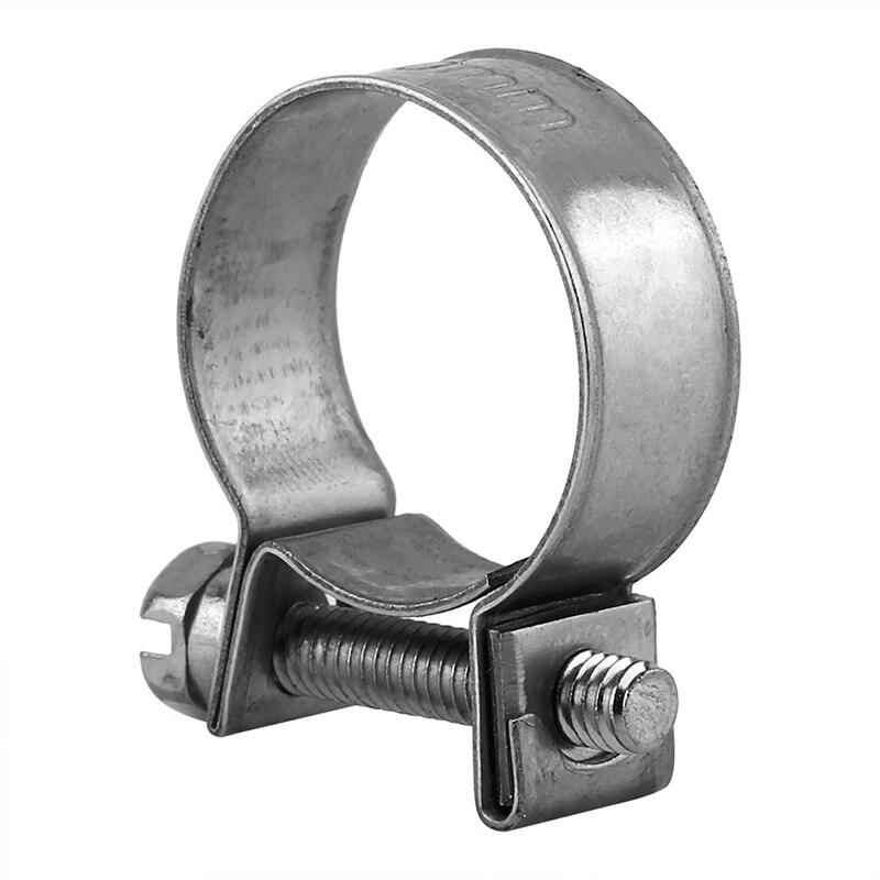 10PCS/Set Car Fuel Hose Clips Hoses Clamps Set Mini Carbon Steel Air Hose Clamp Diesel Petrol Pipe Clips Auto Hose Parts