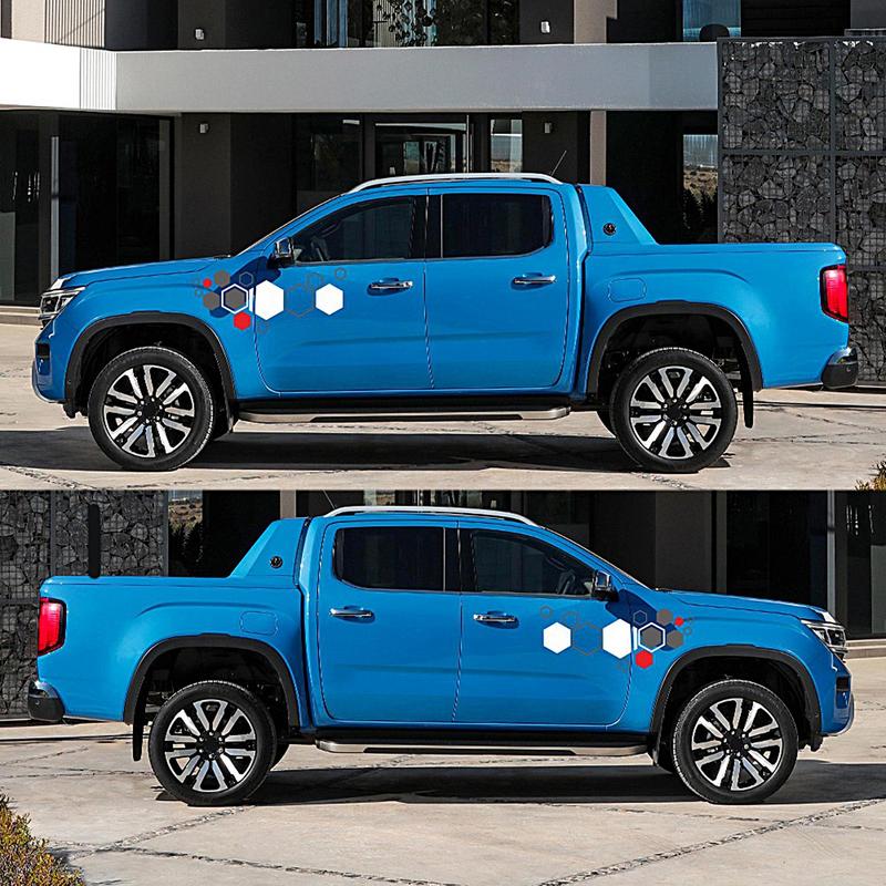 Adesivi per Auto a nido d'ape grafica del corpo laterale a nido d'ape decalcomanie per Auto uniche impermeabili Tuning decorazione automatica resistente alla temperatura per SUV