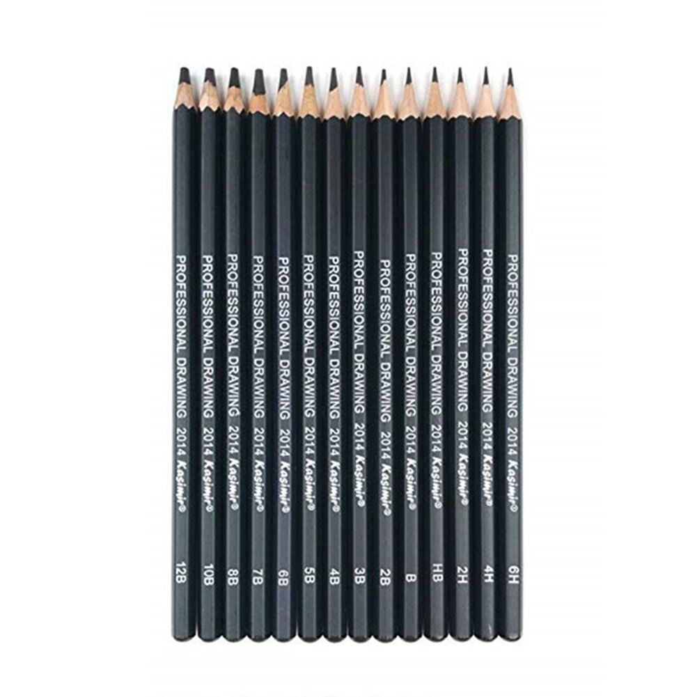 14pcs Wooden Drawing Pencil Set Art Supplies Sketch Charcoal Pencils Art Painting Stationery