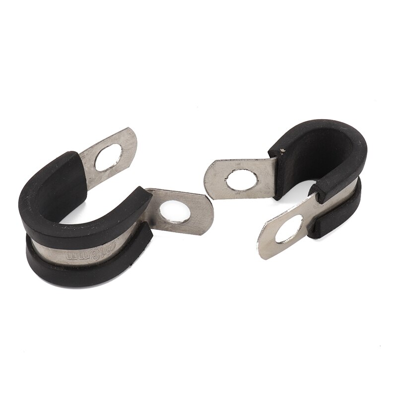 [Combination]for Automobile Pipeline 55PCS 5 Specifications Stainless Steel Rubber Strip Clamp