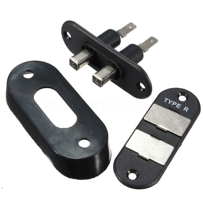 Interrupteur de porte coulissante noir | 1 ensemble, interrupteur de verrouillage Central pour la voiture