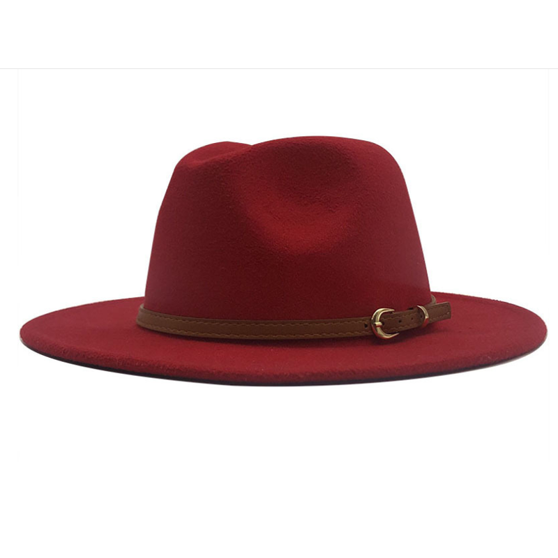 Winter Autumn Imitation Woolen Women Men Ladies Fedoras Top Jazz Hat European American Round Caps Bowler Hats