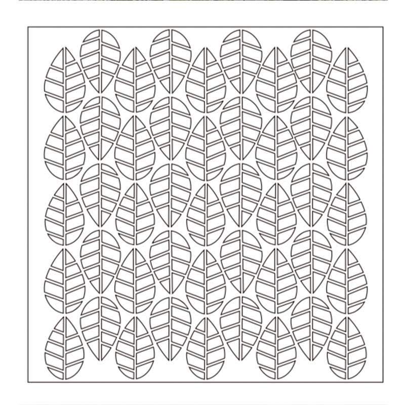 Plantilla de plástico de hojas para Scrapbooking DIY tarjetas de papel de dibujo en relieve artesanías decorativas hechas a mano plantillas hoja nueva
