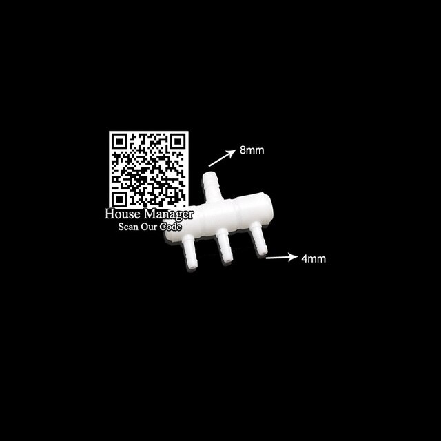 Aquarium Air Splitter Multi Control Fish Tank Air Pump Flow Splitter Distributor Valve Tap Lever use with pipe tube: White 1to3