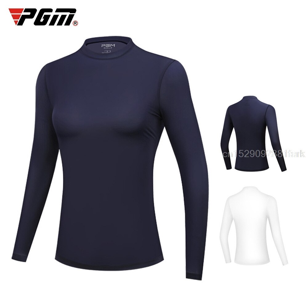 Pgm golf skjorte sommer kvinder t-shirts anti uv tøj kvinder is silke solbeskyttelses skjorte ultratynde åndbare casual skjorter