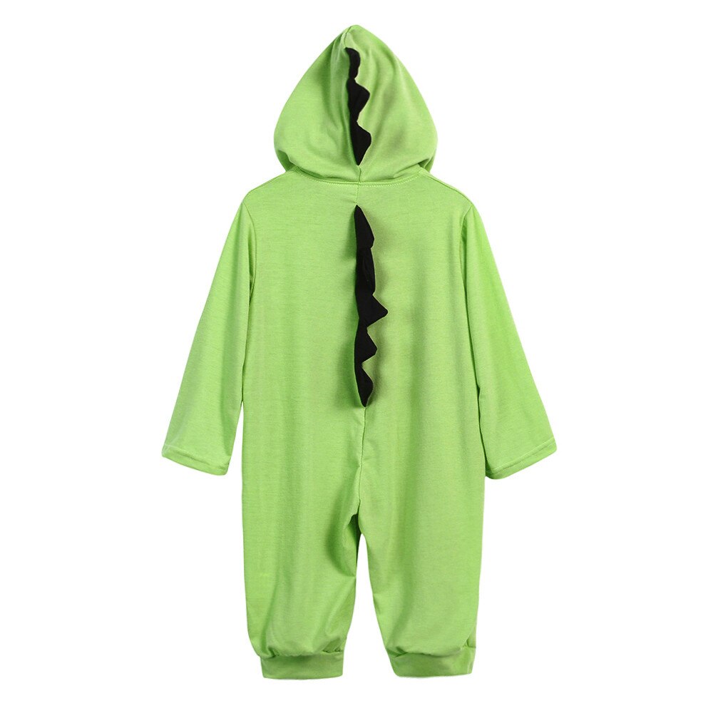 Pasgeboren Jumpsuit Baby Baby Jongen Meisje Dinosaurus Hooded Romper Jumpsuit Outfits Kleding Winter Warm Sets Pasgeboren Baby Kleding