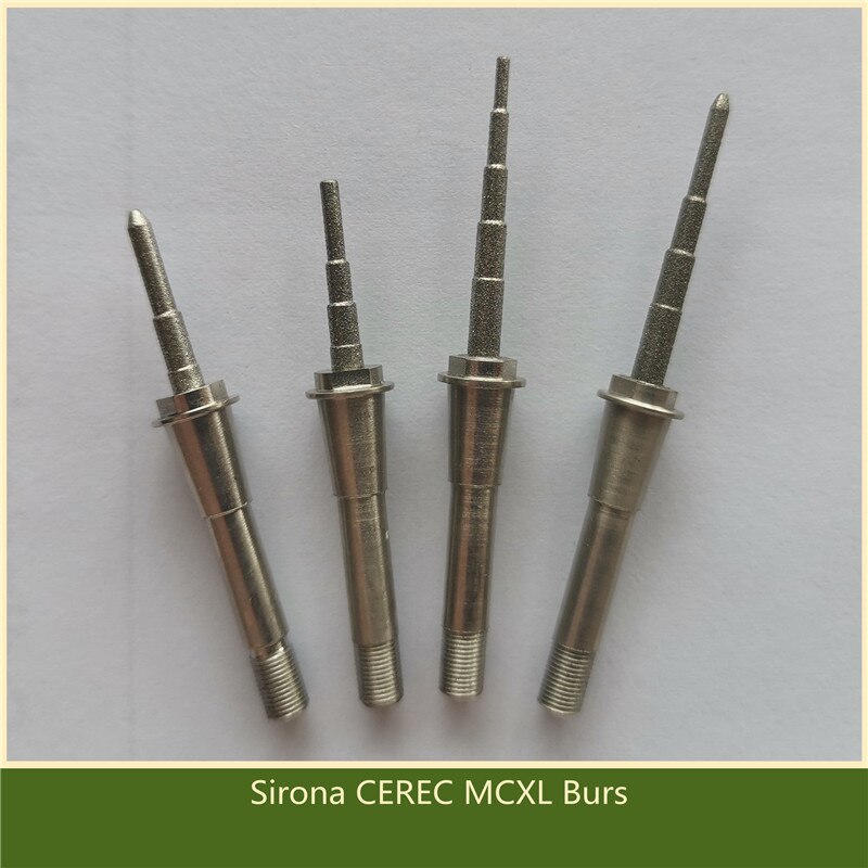 Fraises de fraisage Sirona inLab/CEREC MCXL adaptées à Sirona Cerec MCXL pour le fraisage de la céramique de verre