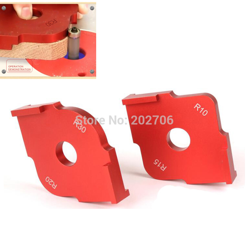T10-T25 Radius Quick-Jig Router Table Bit R5 R10 R15 R20 R30 R35 R40 Corner Jig Templates Wood Routers Jig for Woodworking Tools