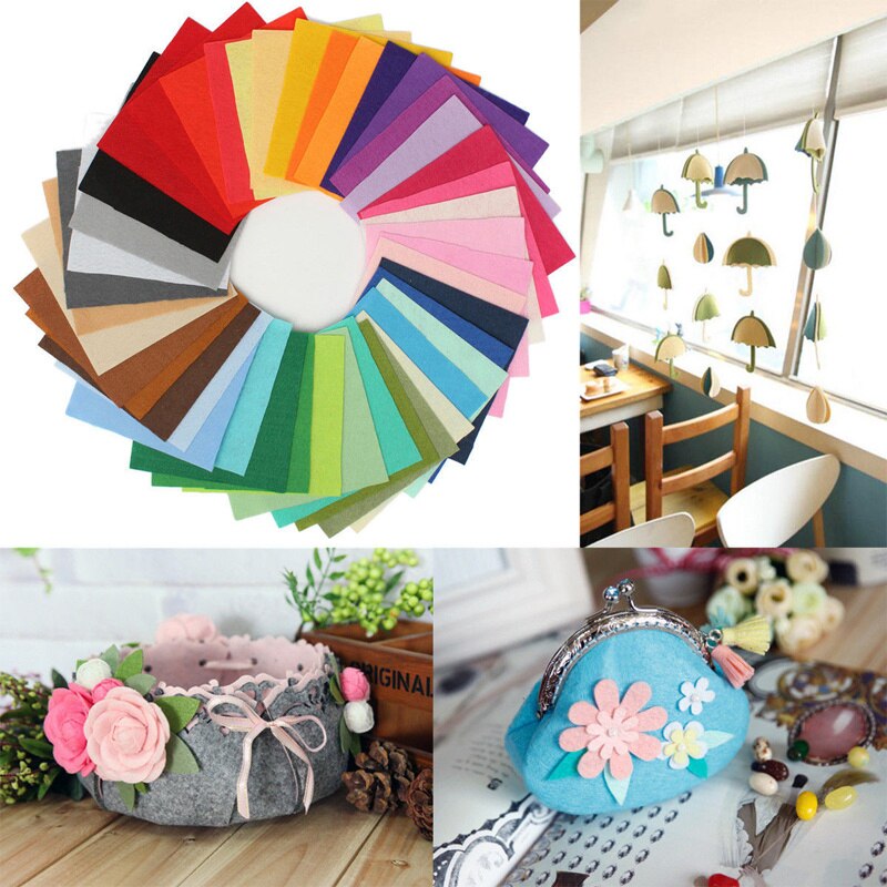 Vilt Stof Vel - 50x40cm - Polyester - Patchwork - voor DIY Knutselen