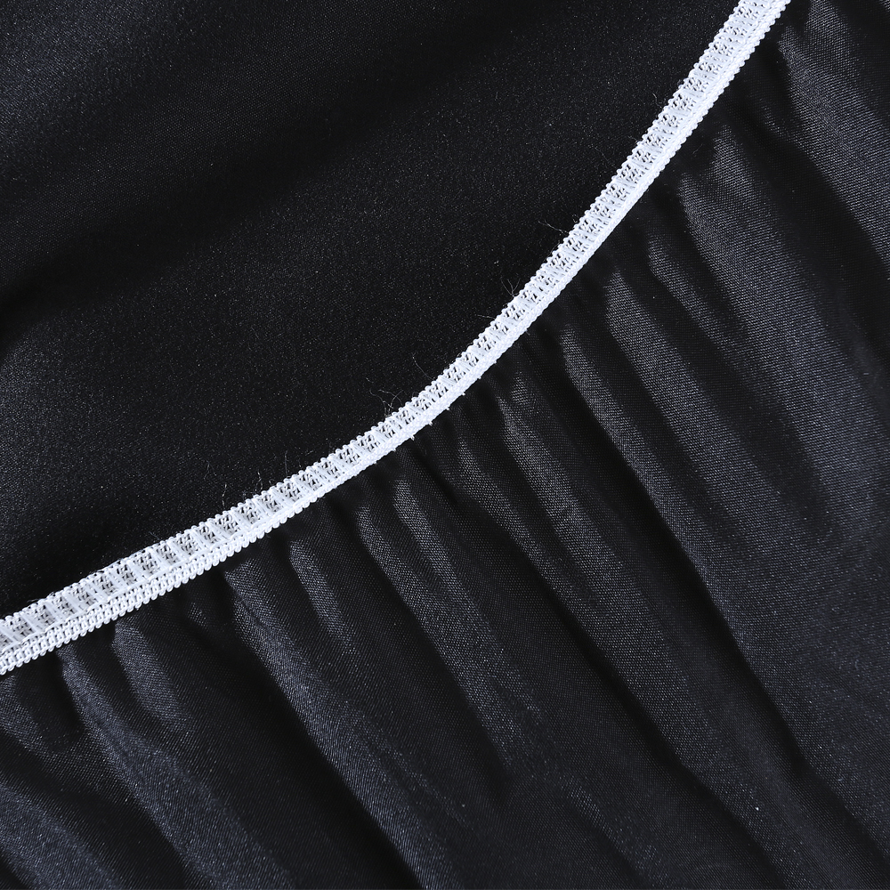 Housse de protection de matelas solide, drap imperméable, noir/gris/bleu marine