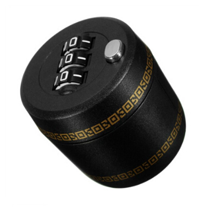 Cierre de plástico para botella de vino, tapón tapa para botella con contraseña, Bar, accesorios para vino, creativos, negro