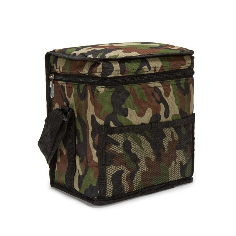 Oxford Doek Camouflage Isolatie Koeltas Outdoor Picknick Tas Draagbare Koeltas Lunch Tas Lunch Tas Voedsel Opbergtas