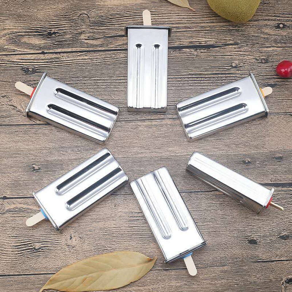 Stainless Steel Popsicle Mold Rack Ice Lolly Mold Popsicle Maker Homemade Ice Cream Mold with Popsicle Holder