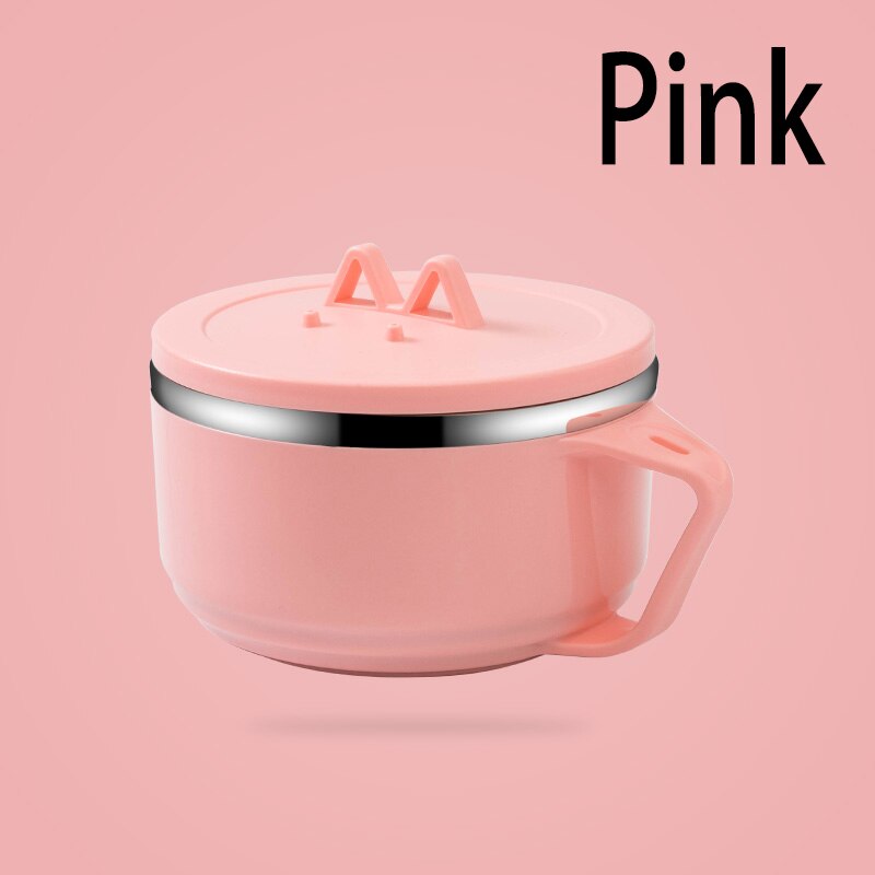 Leuke Japanse Lunchbox Voor Kids School Draagbare Voedsel Container Rvs Bento Box Keuken Lekvrije Lunchbox: Pink