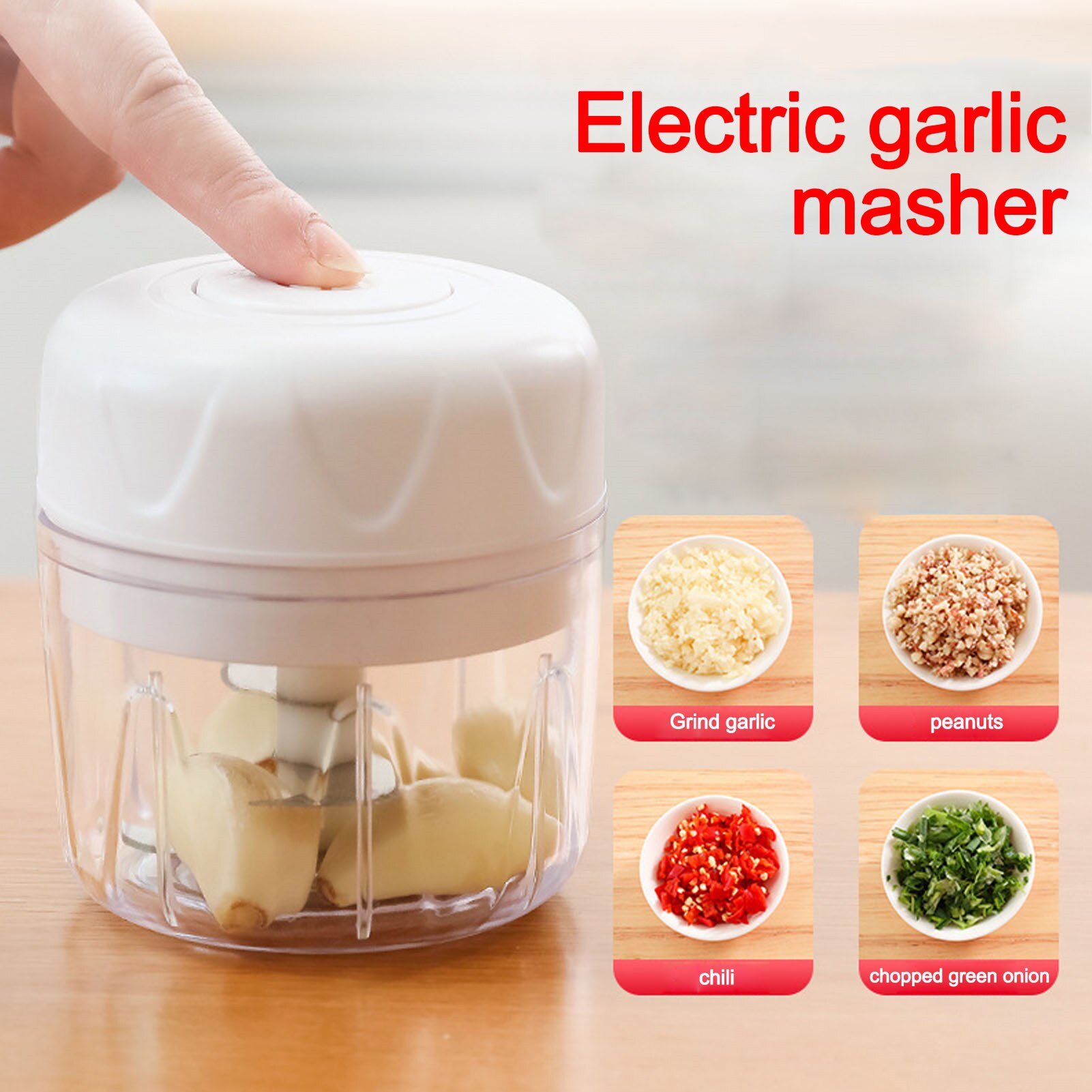 Portable Food Chopper Multifunctional Electric Meat Mincer