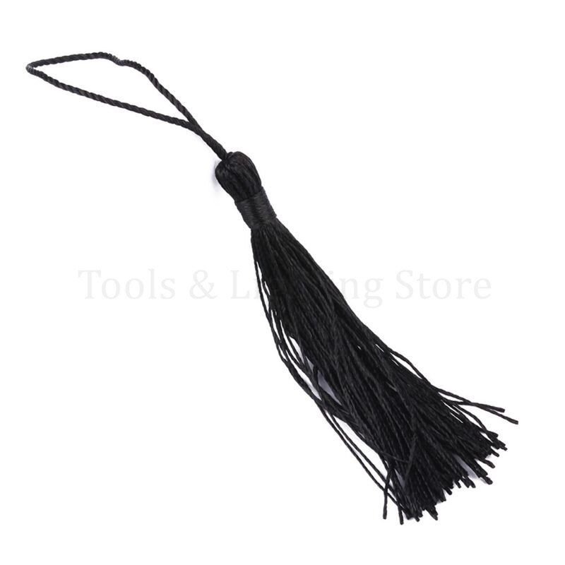 Boeddha kralen decoratie polyester kwasten met ophangring zijden naaigarnituur decoratieve sleutel kwasten voor hanger thuis: Bk