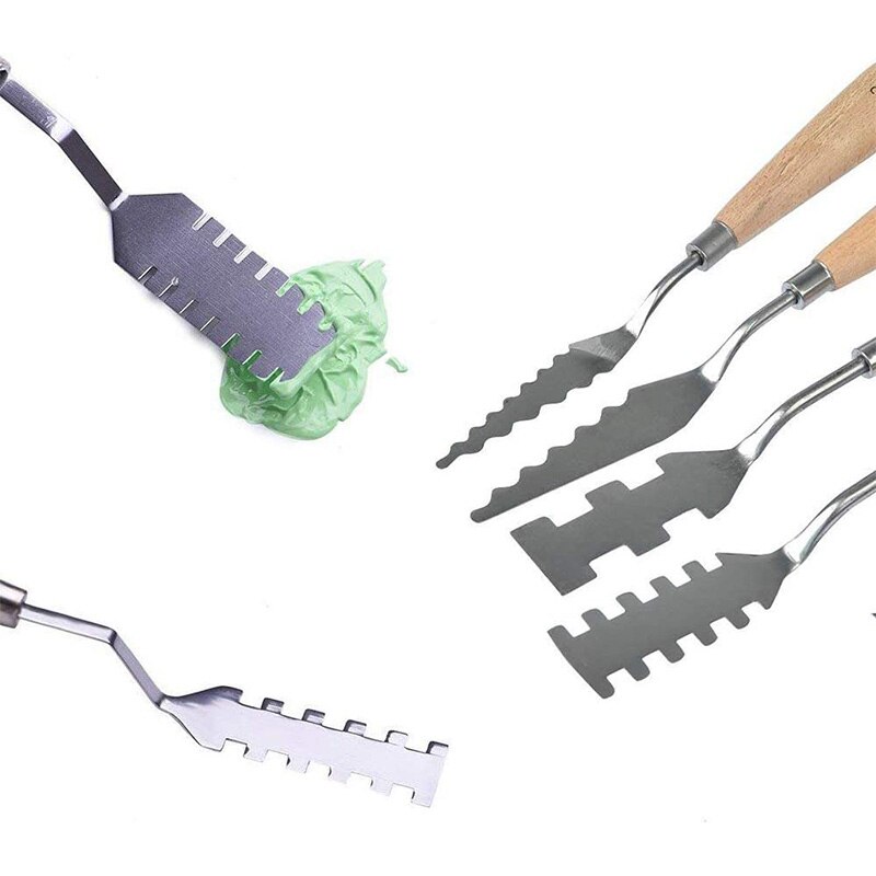 13Pcs Oil Painting Palette Knives Sets Spatula Paint Oil Painting Palette Oil Paint Spatula