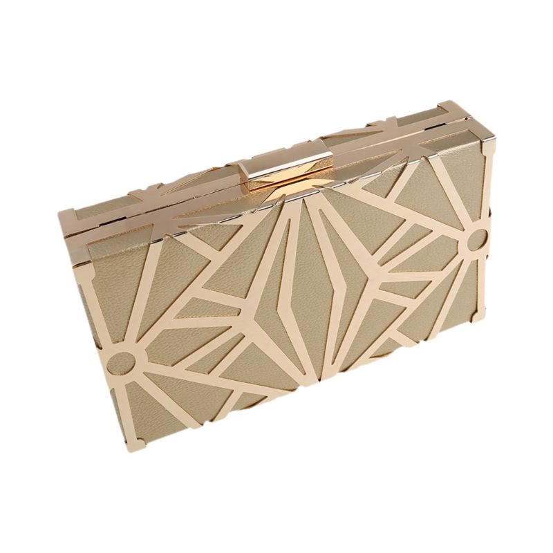 Geometrische Geometrische Frauen Clutch Tasche Box Abend Partei taschen Kette Schulter Geldbörse Abend Tasche Für Neue Jahr Weihnachten geldbörsen