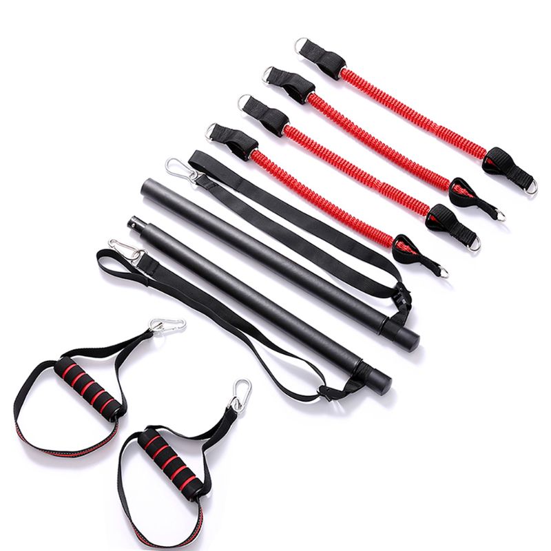 Portable Home Gym Pilates Bar System Full Body Workout Home Fitness Equipment
