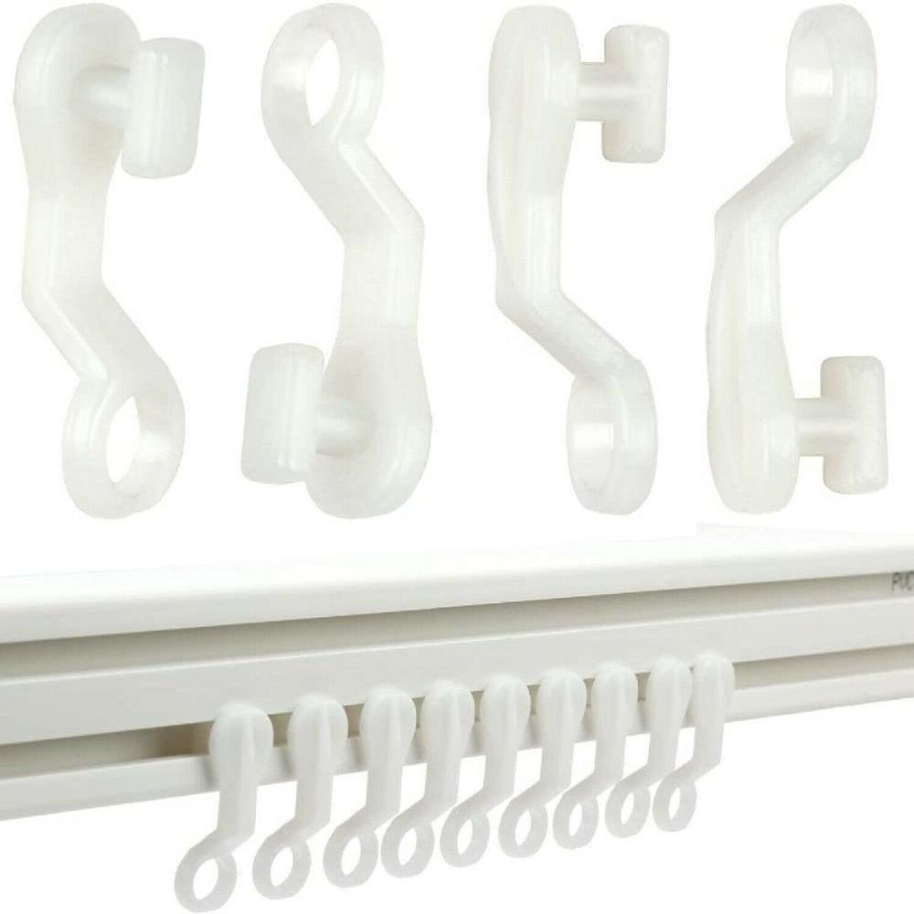 Home Window Hanging NOVA DELUXE Clip On Replacement For SWISH Curtain Glider Hook Track Curtain Rings Rail Runner