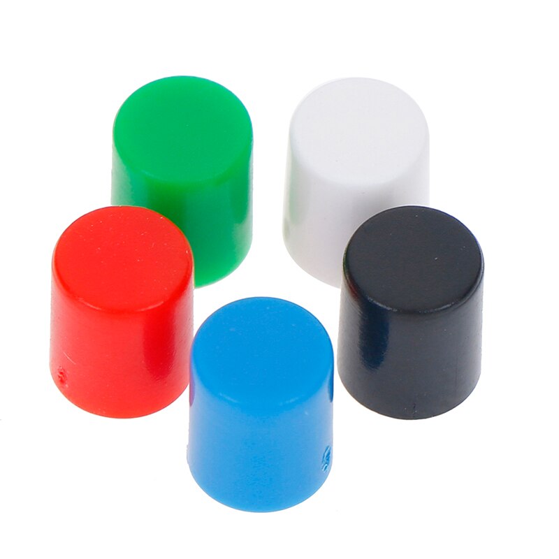 20Pcs Tactile Push Button Switch Cap 10mm Applies Self-locking Switch Button Cap 6*7mm