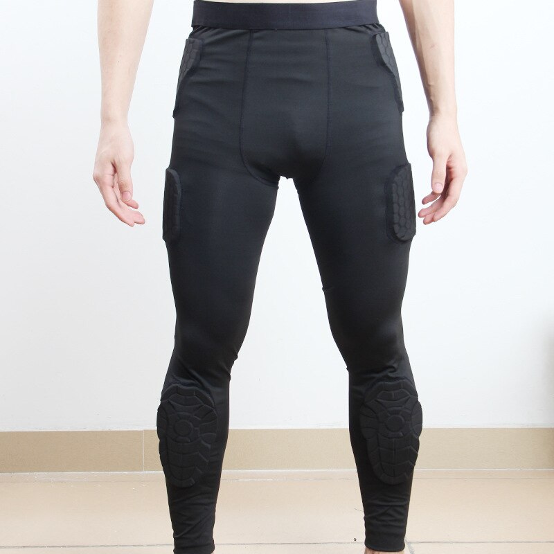 Rugby homme gants De Gardien De But De Football Pantalon D'entraînement De Football Américain Plaquettes D'entraînement Adulte De Fitness Genou Pantalon De Sécurité