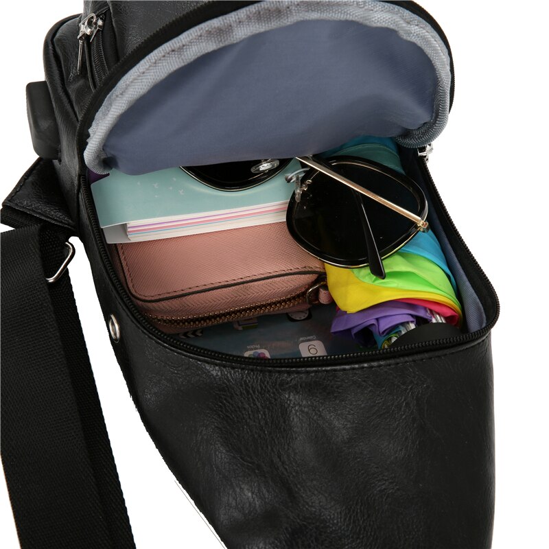 men's chest bag Messenger bag men's handbags shoulder bag Korean small casual pockets chest bag men XD114