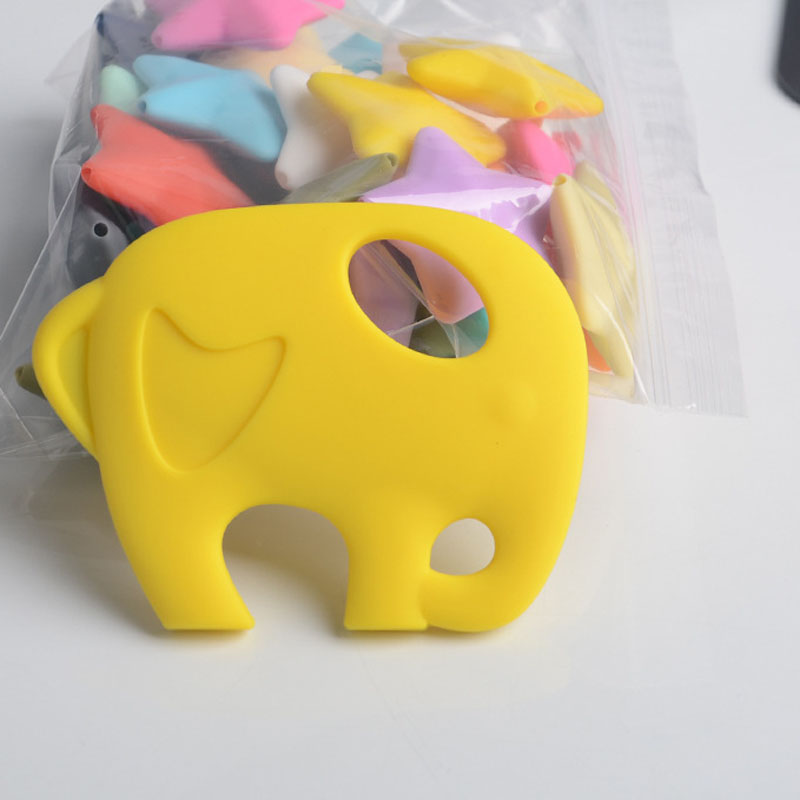 Baby Molaren Stick Biss Gummi Molaren Silikon Spielzeug Zähne Beißen Kauen Freies: Yellow
