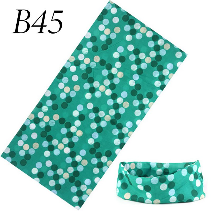 Multifunksjon sport magisk skjerf pustende mtb terrengsykkel fiske ansiktsmaske tube skjerf vindtett sykkel vandring bandana: B45