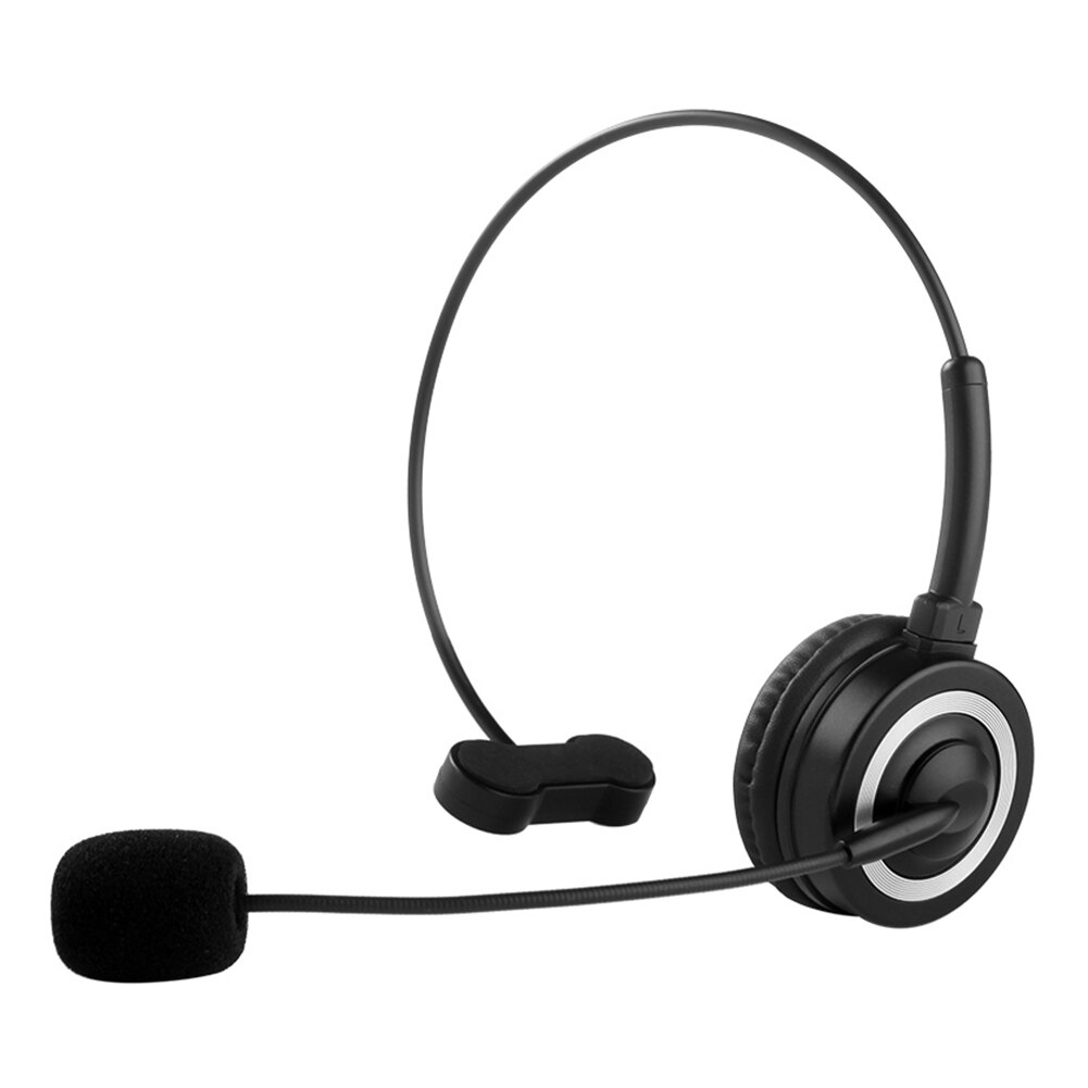 Bluetooth-compatible Call Center Headset Hands-free Wireless Headphones With Mic Noise Cancelling Skype for Call Center 17h Talk: Default Title