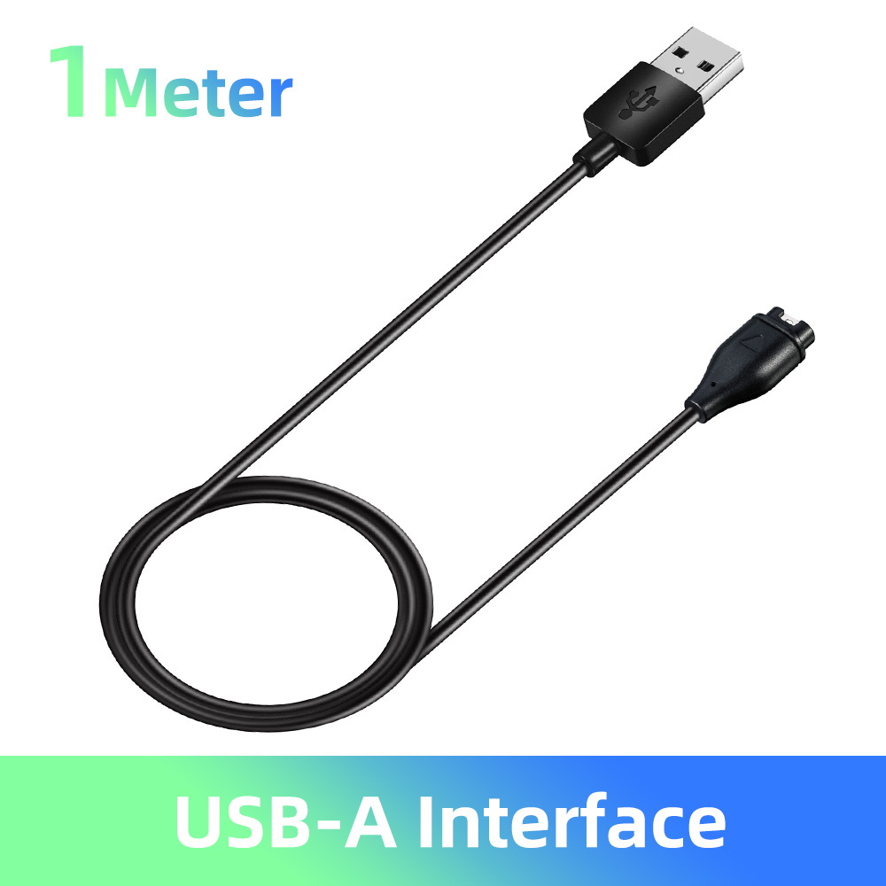 Dock-Ladegerät USB-Ladekabel für Garmin Fenix 5/5S/5X Plus 6/6S/6X Profi Saphir Venu Vivoactive 4/3 945 245 45 Quatix 5: WEISS