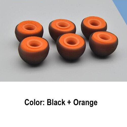 Almohadillas de espuma con memoria de silicona para auriculares, repuesto TWS para Mix460, SONY WI-H700, C600N/Spinfit, CP360, dos colores, 3 pares: S