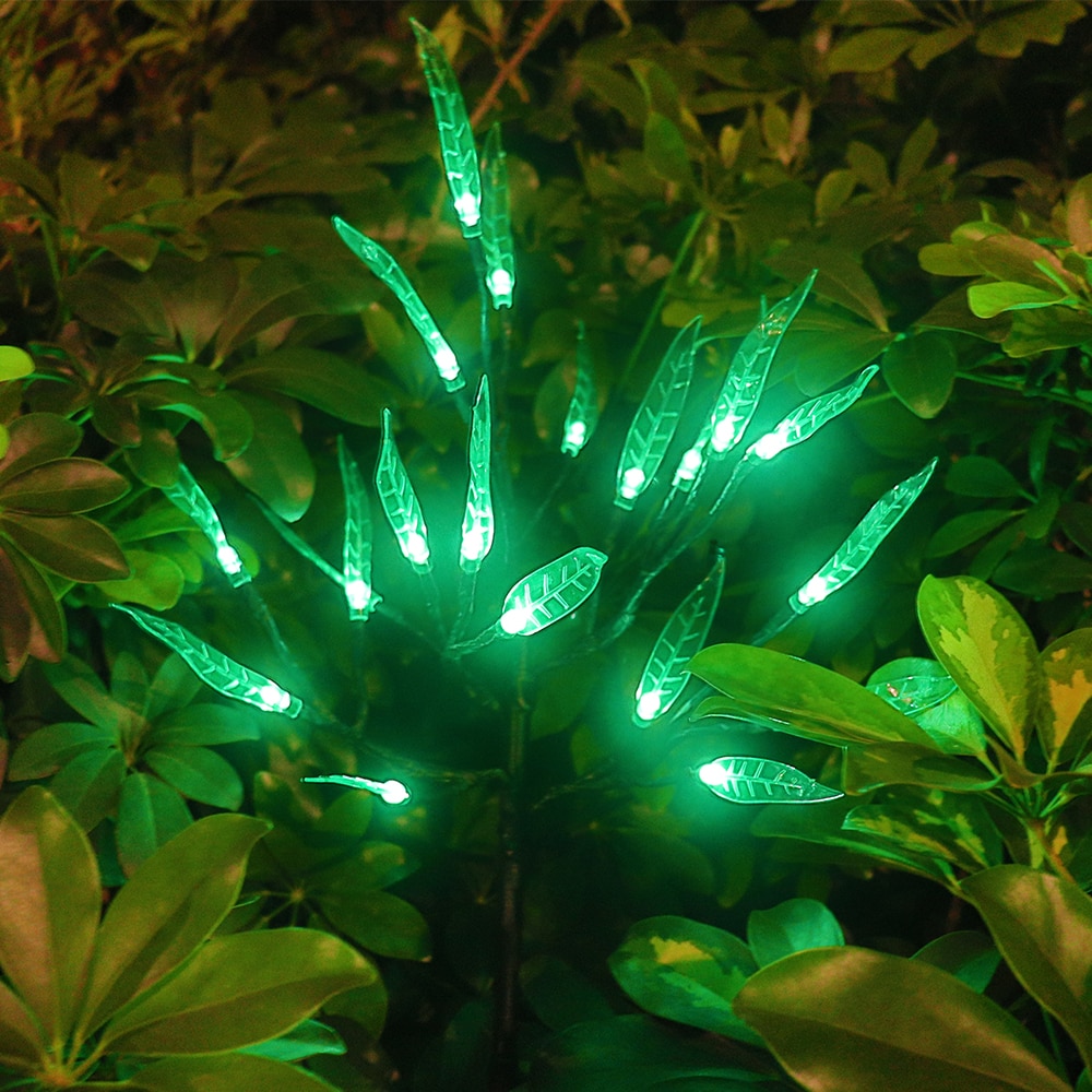 LED Solar Licht voor Tuin Decoratie Boom Bloem Solar Gazon Lamp Waterdicht Outdoor Landschap Verlichting Path Lights Home Decor