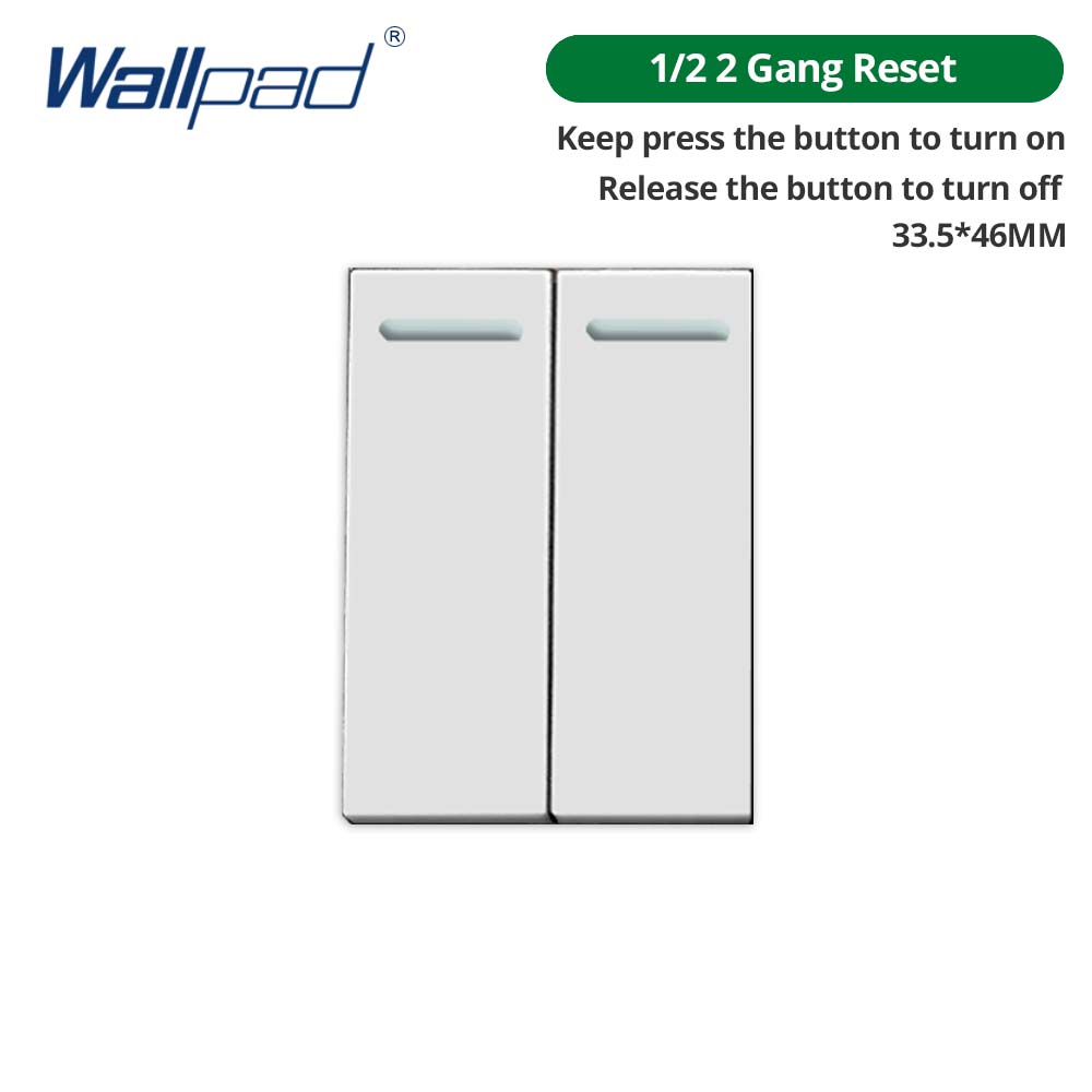 Wallpad DIY White Tempered Glass Panel Wall Light Switch EU UK Italian Brazil Socket Free Combination 118*75mm Module Frame Only: Red