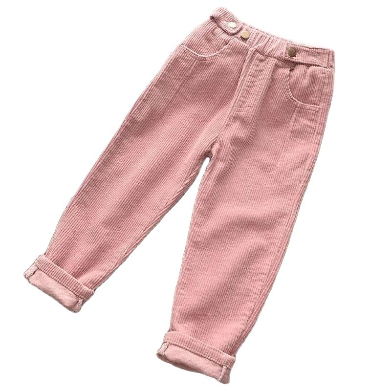 Bambini autunno inverno pantaloni di velluto a coste bambini pantaloni caldi per bambini ragazze ragazzi più pantaloni della tuta in velluto abbigliamento Casual per Leggings sportivi per adolescenti