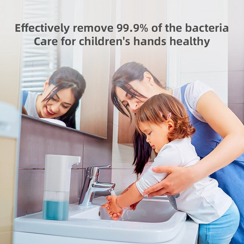 Soap Dispenser, Electric Automatic Foaming Soap Dispenser Touchless Battery Operated Adjustable Soap Dispenser Volume Control Sw
