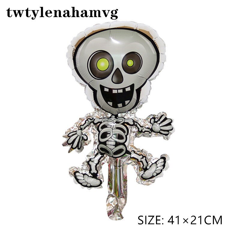 Couleur Mini taille Halloween dessin animé modèle 18 pouces rond feuille d'aluminium ballon préféré des enfants fête décoration jouet: 18 mini size