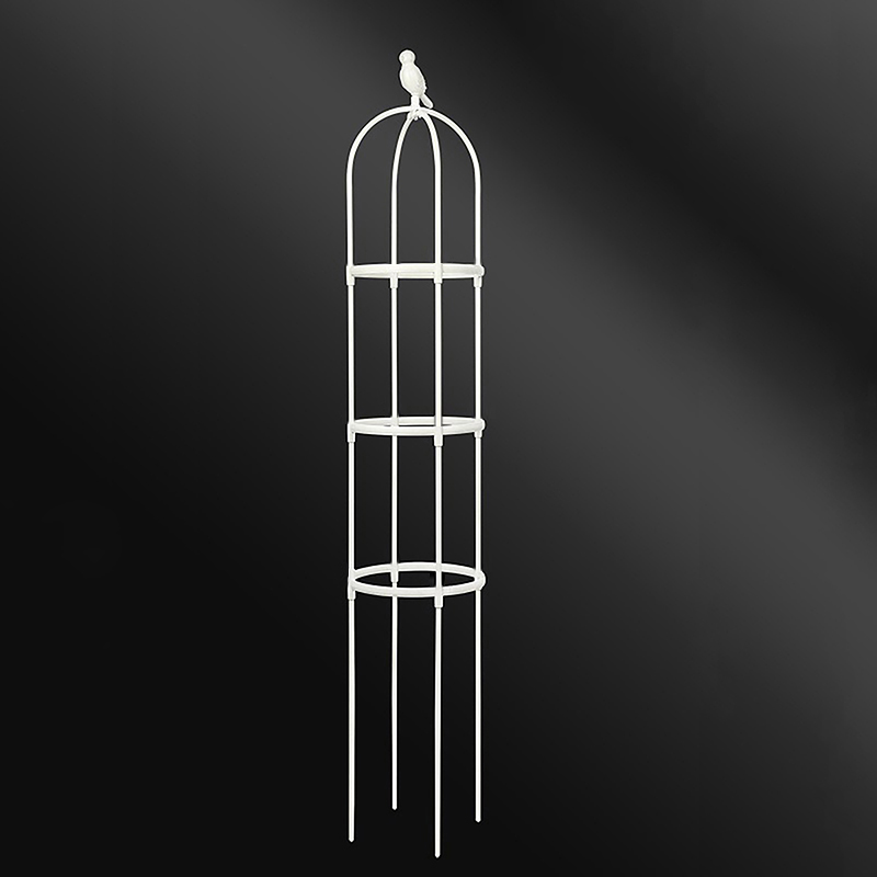 Tuinbouw Klimrek Roos Bloem Ijzeren Draad Lotus Bloem Beugel Plant Klimrek Trellis Steunstaaf: Oranje