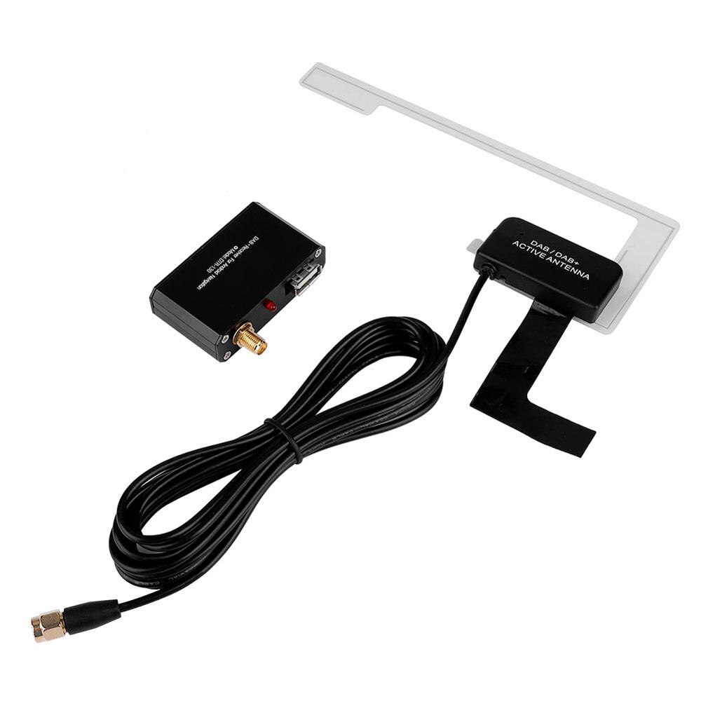 Thuis Auto DAB + Ontvanger Antenne + DAB Box USB Aansluiten voor Android Car Multimedia Radio Hi-Fi Stereo DAB Apparaat Kit: Default Title